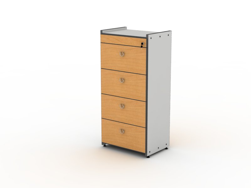 archivero-status-4-gavetas-horizontal-h140-68.3-x-48-cm