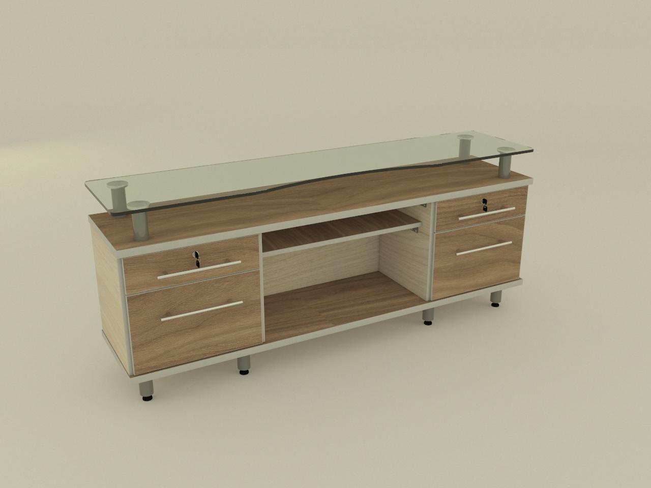 credenza-metal-glass-180-x-42-cm-con-2-cajoneras-y-entrepano