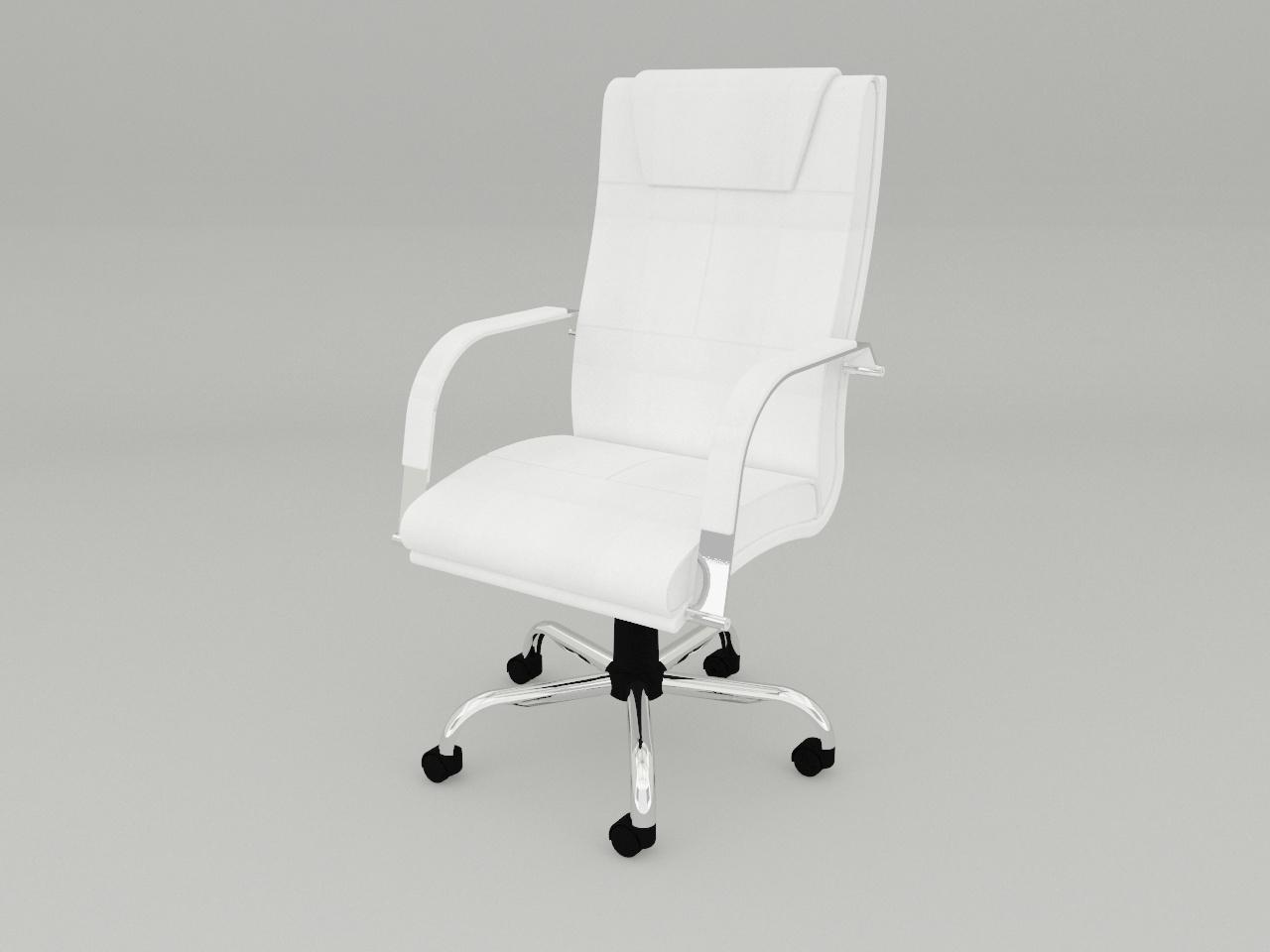 sillon-ejecutivo-bm190-blanco-leather-touch