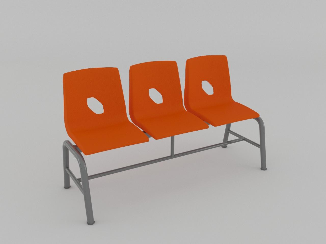 tandem-ligero-concha-plastica-3-plazas-concha-naranja